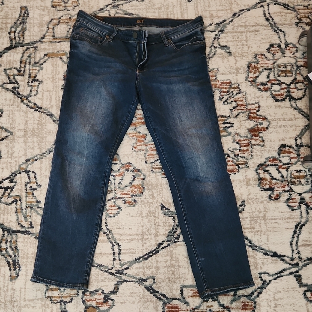 Kut from the Kloth Blue Straight Leg Jeans